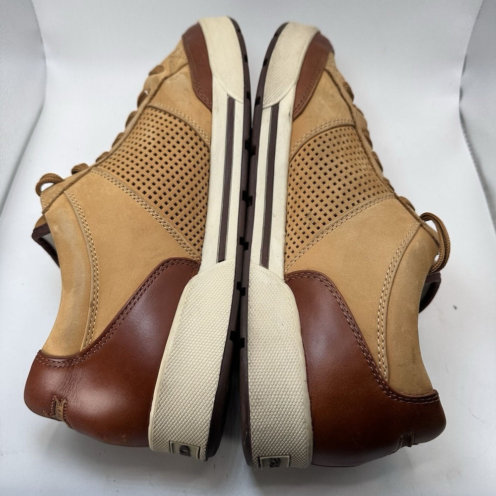 310 Motoring Men's Shoes Size 12 EU 46 Hurricane 31501 Wheat Brown Leather Suede - Picture 5 of 16
